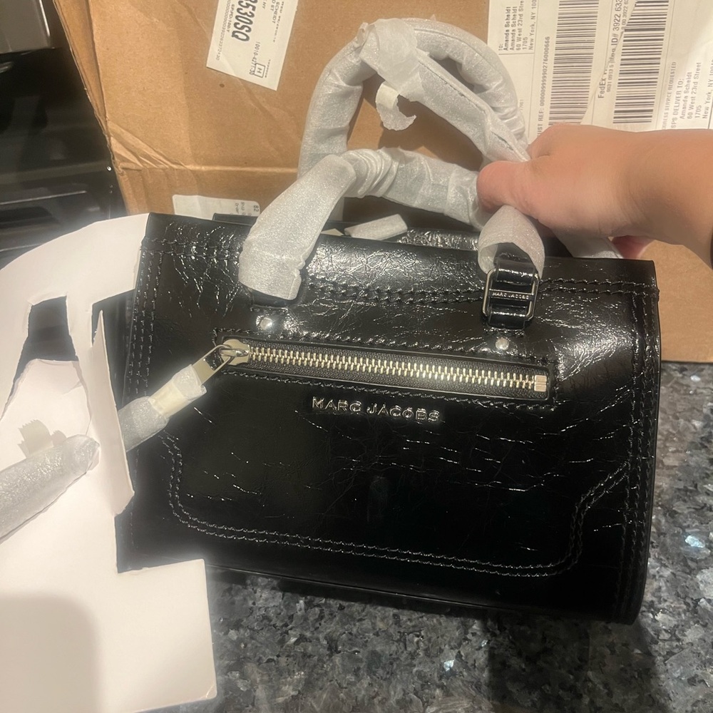 Marc Jacobs Glossy Black Purse